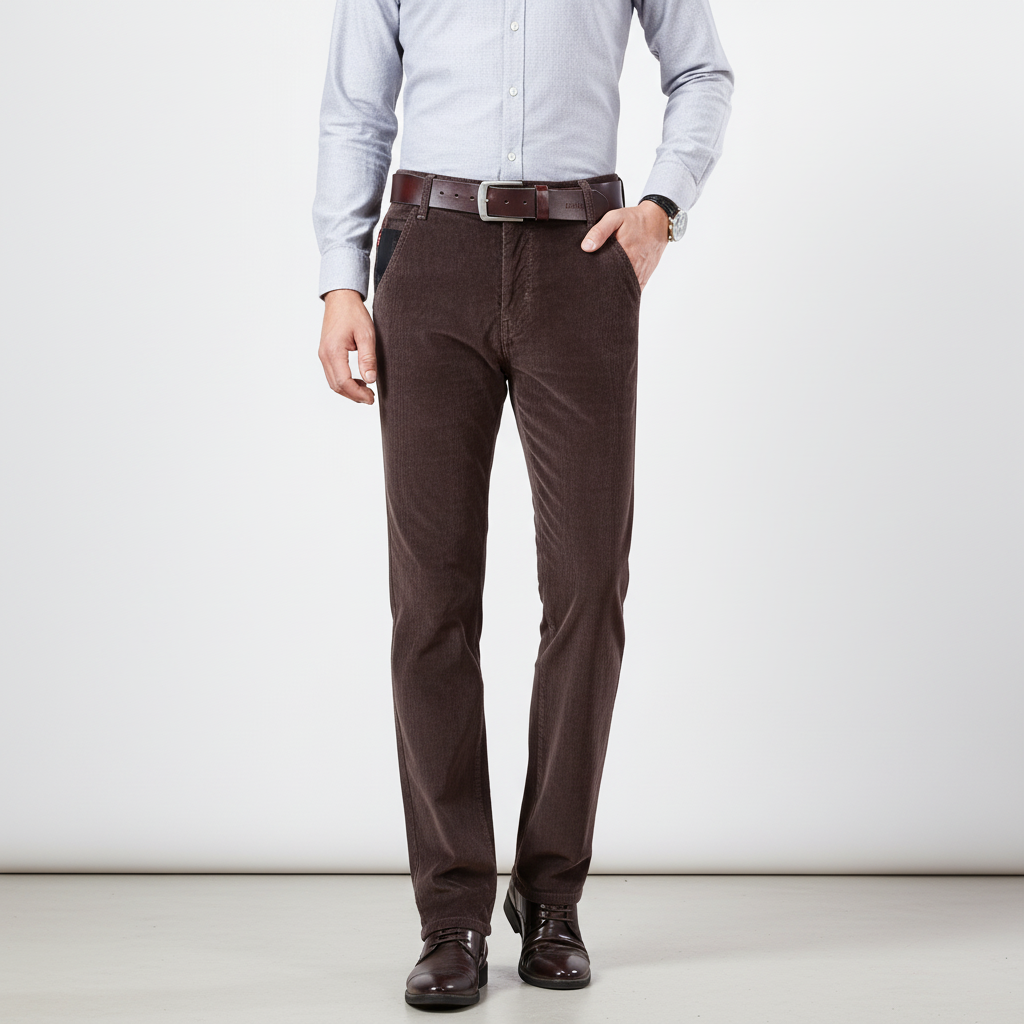 Heren corduroy broek
