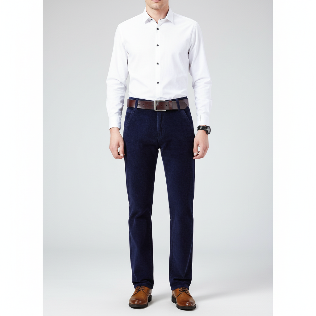 Heren corduroy broek
