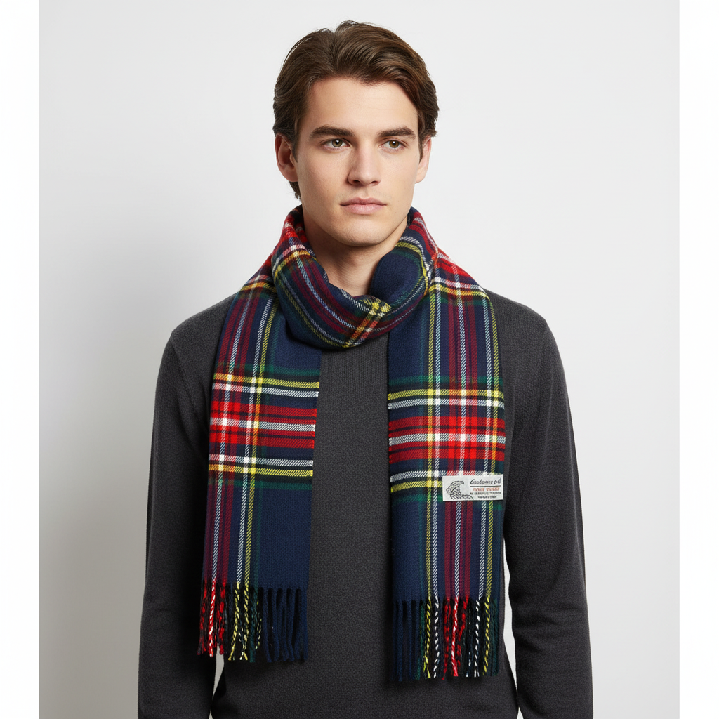 Stewart tartan patroon