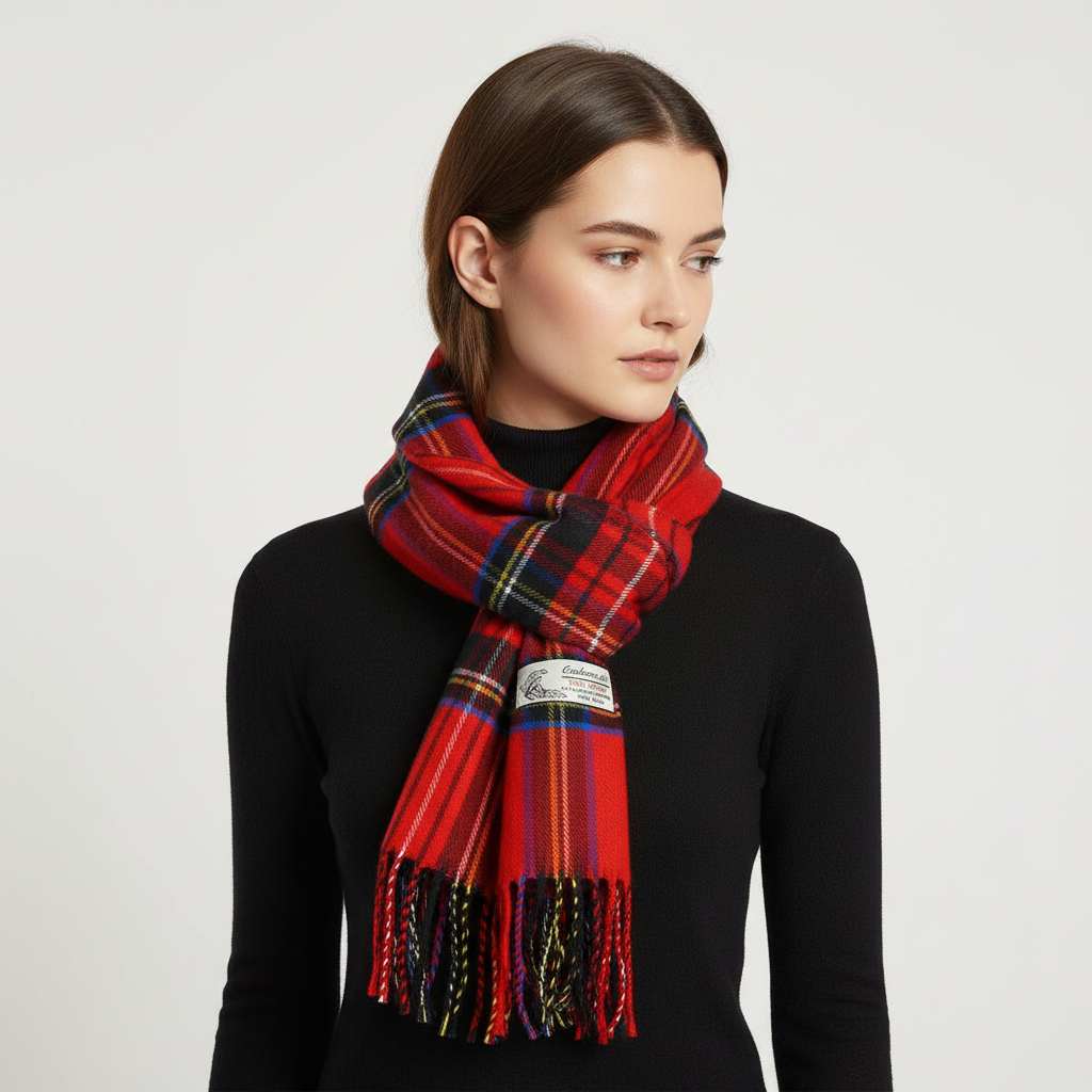 Stewart tartan patroon
