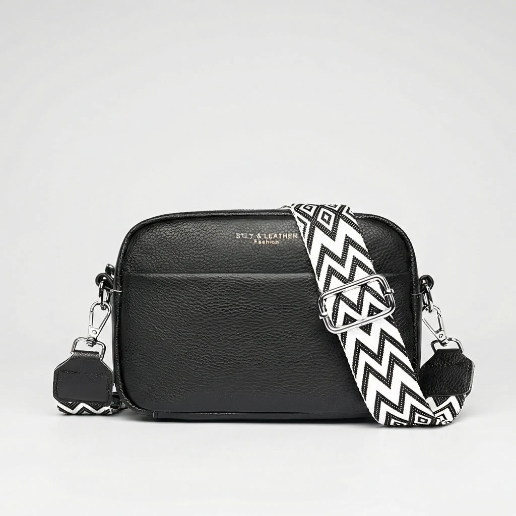 Kleine crossbodytas met ritssluiting – Noor