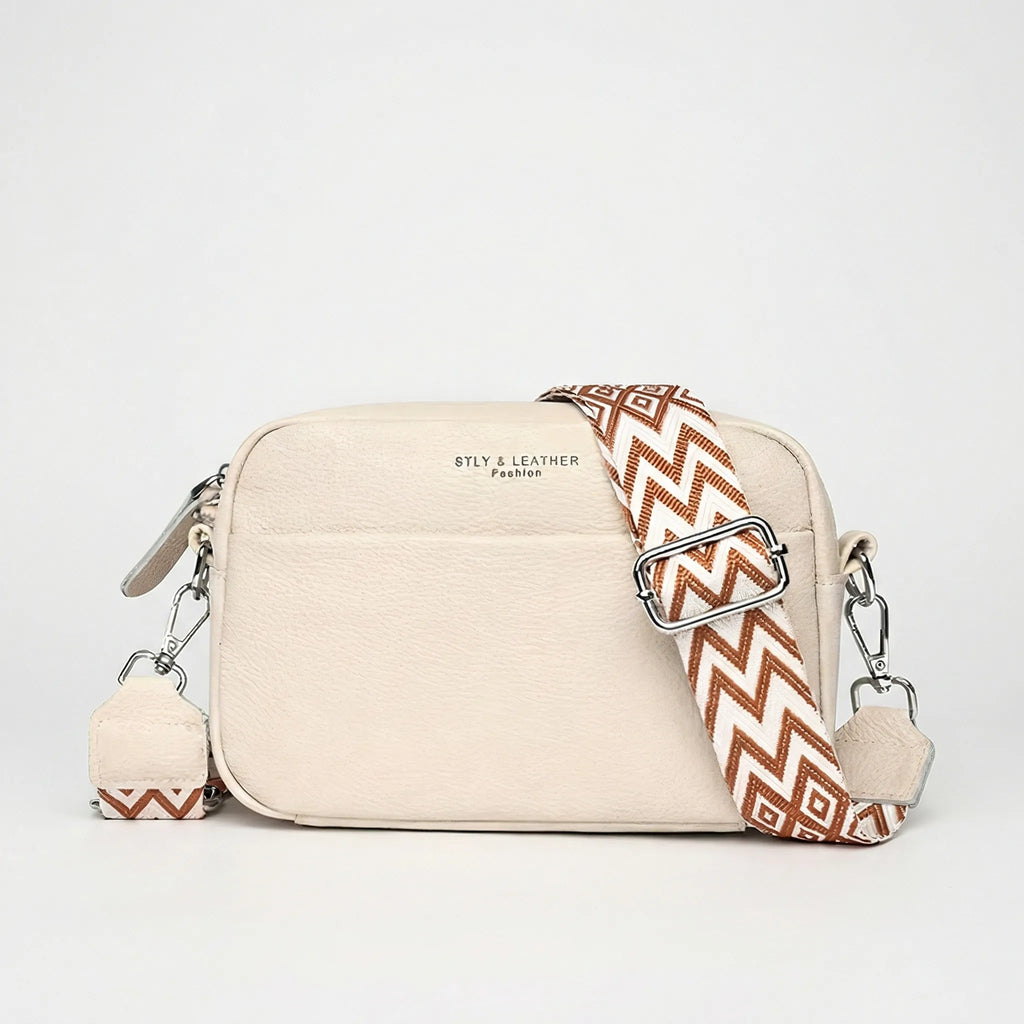 Kleine crossbodytas met ritssluiting – Noor