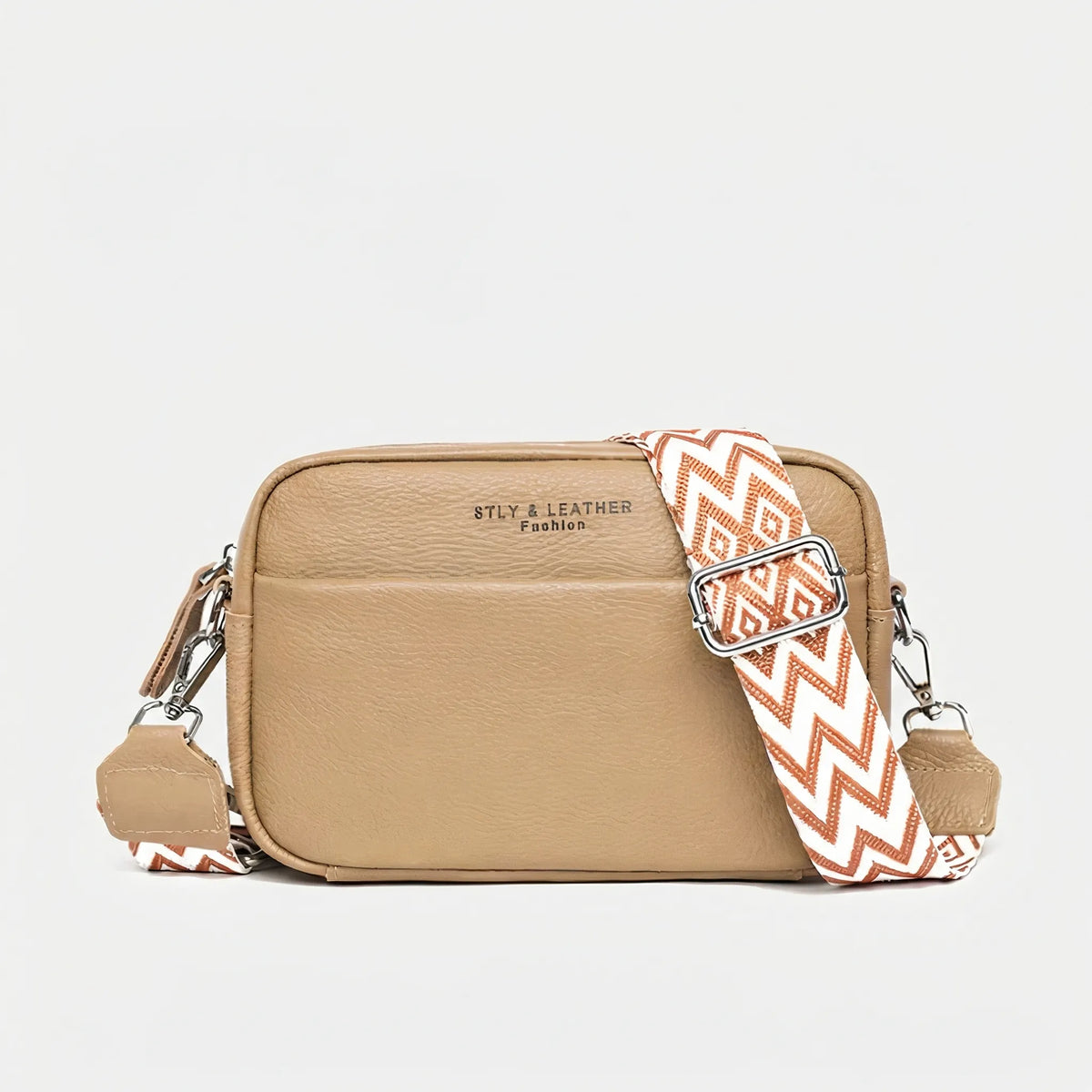 Kleine crossbodytas met ritssluiting – Noor