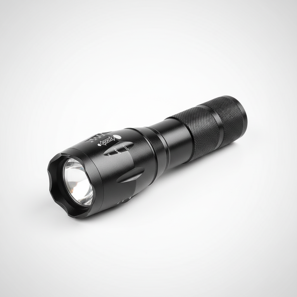 Compacte aluminium zaklamp