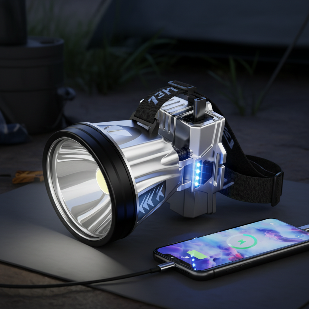 Compakte led-hoofdlamp