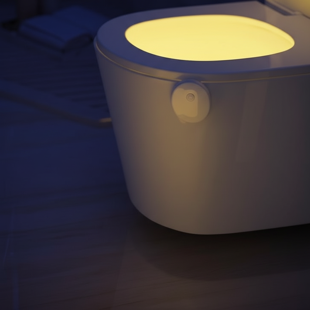Compacte led-wc-verlichting