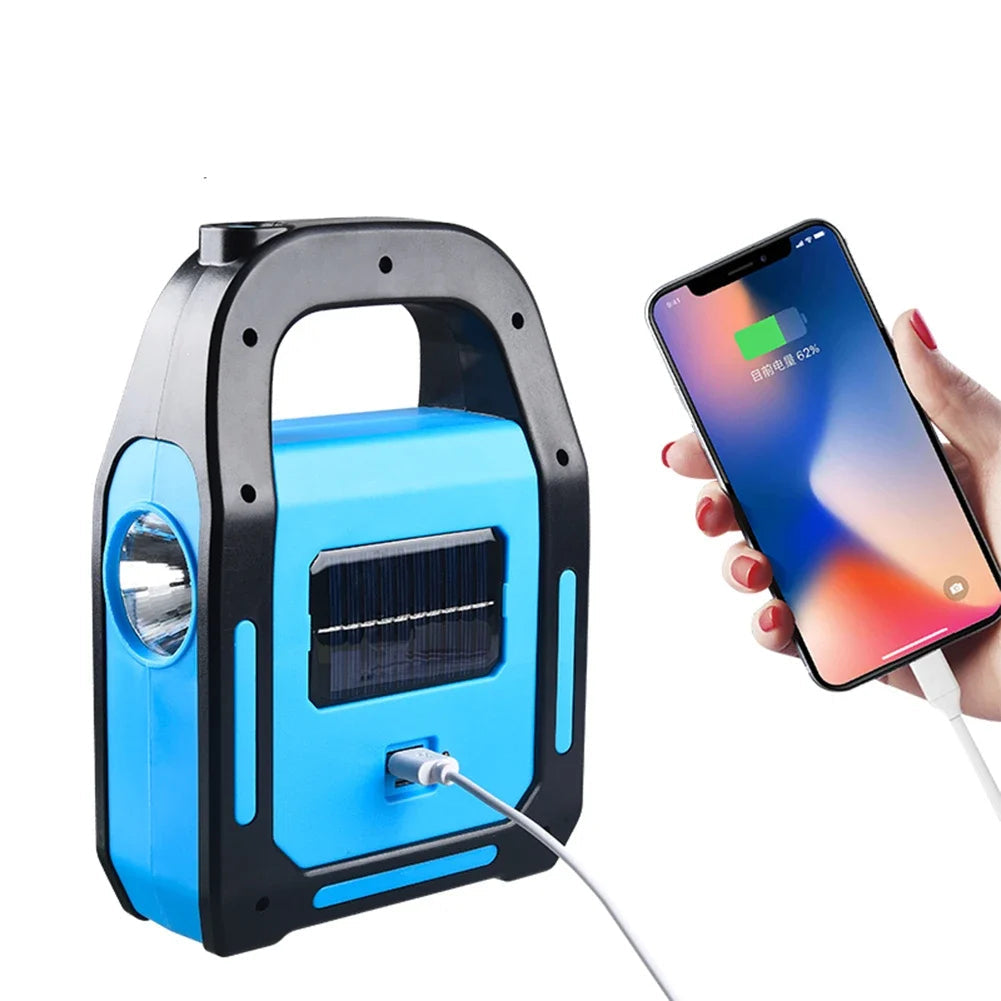 Compacte zonne-powerbank lamp — afbeelding 4