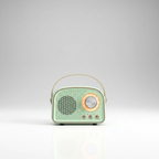 Compacte retro bluetooth-luidspreker
