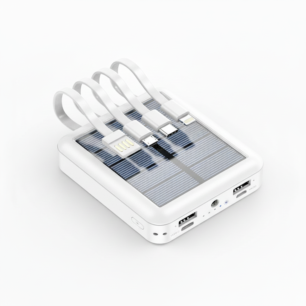 Compakte solar powerbank