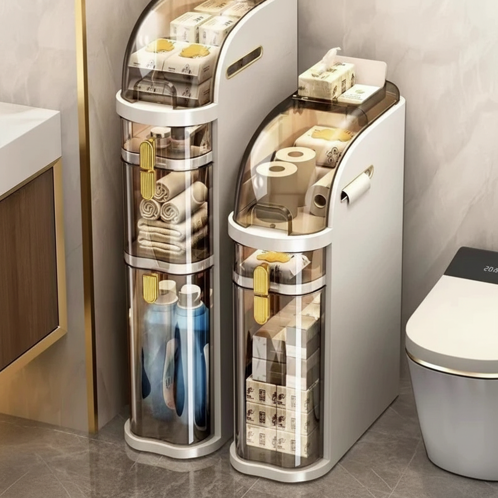 Compacte opslag met wielen