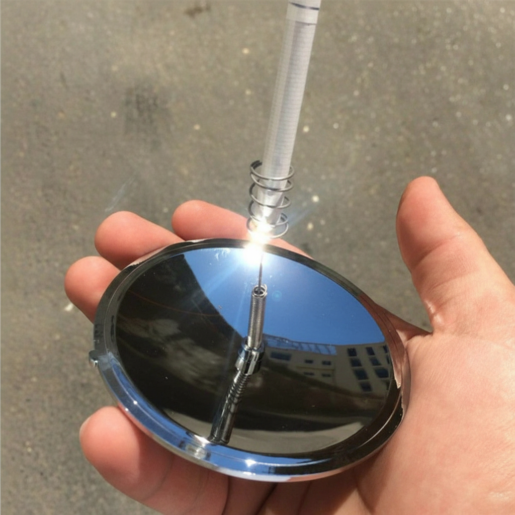 Compacte solarvuurstarter van RVS