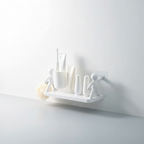 Compacte badkamer wandplank