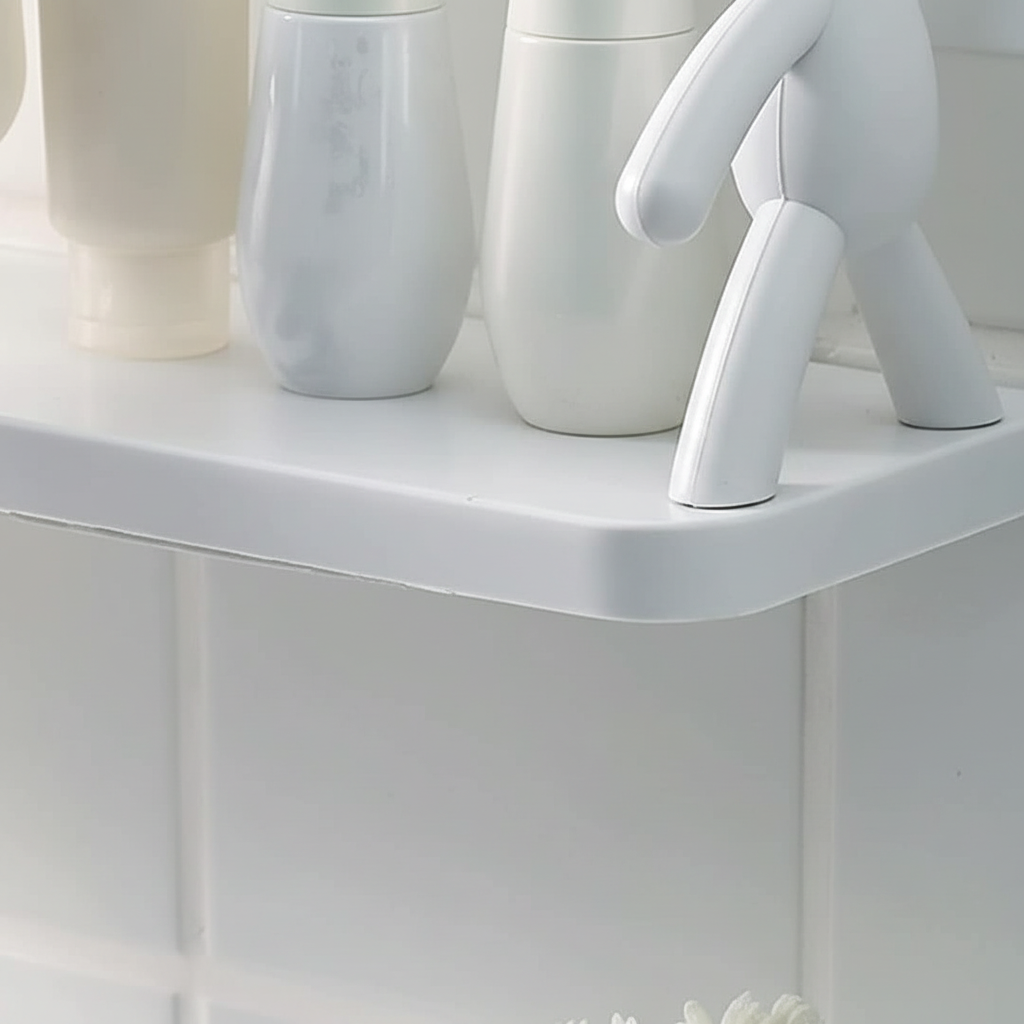 Compacte badkamer wandplank