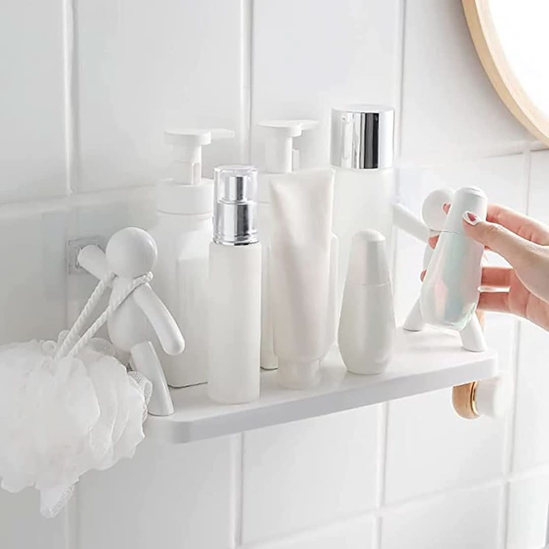 Compacte badkamer wandplank