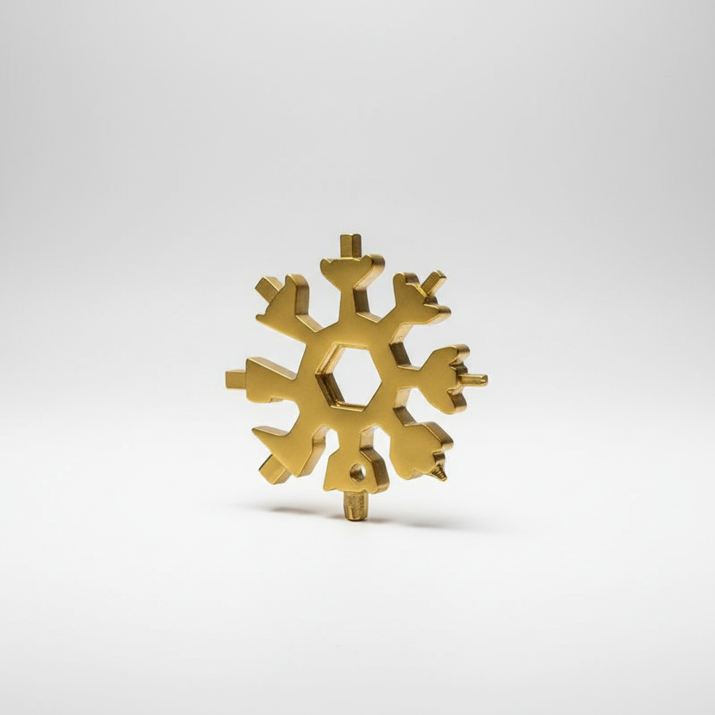 Compack sneeuwvlokontwerp multitool