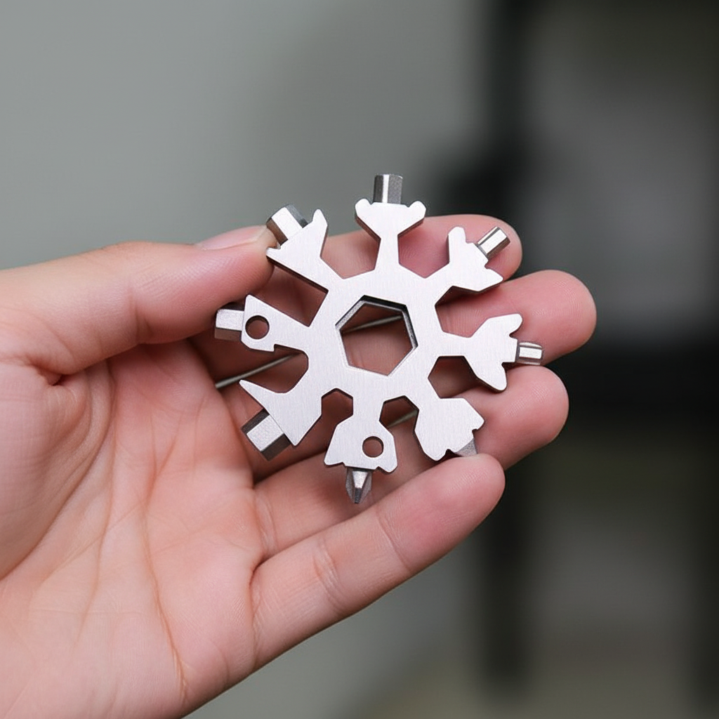 Compack sneeuwvlokontwerp multitool — afbeelding 10