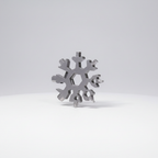 Compack sneeuwvlokontwerp multitool — afbeelding 11