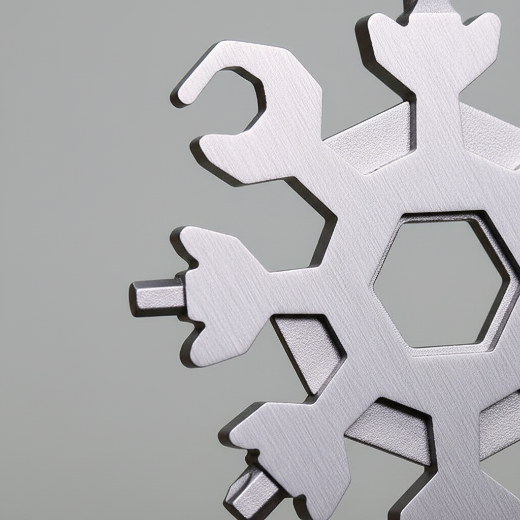 Compack sneeuwvlokontwerp multitool