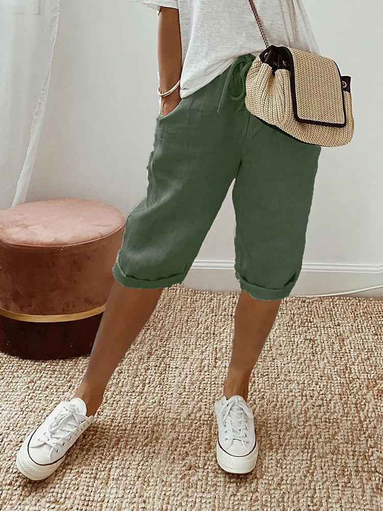 Casual capribroek voor dames