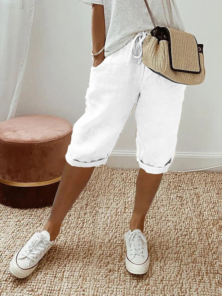 Casual capribroek voor dames