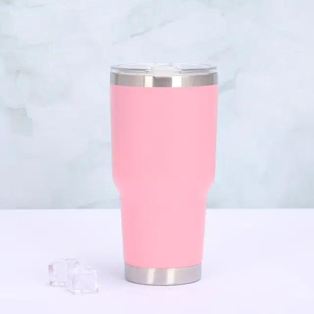 Thermosbeker met schuifdeksel