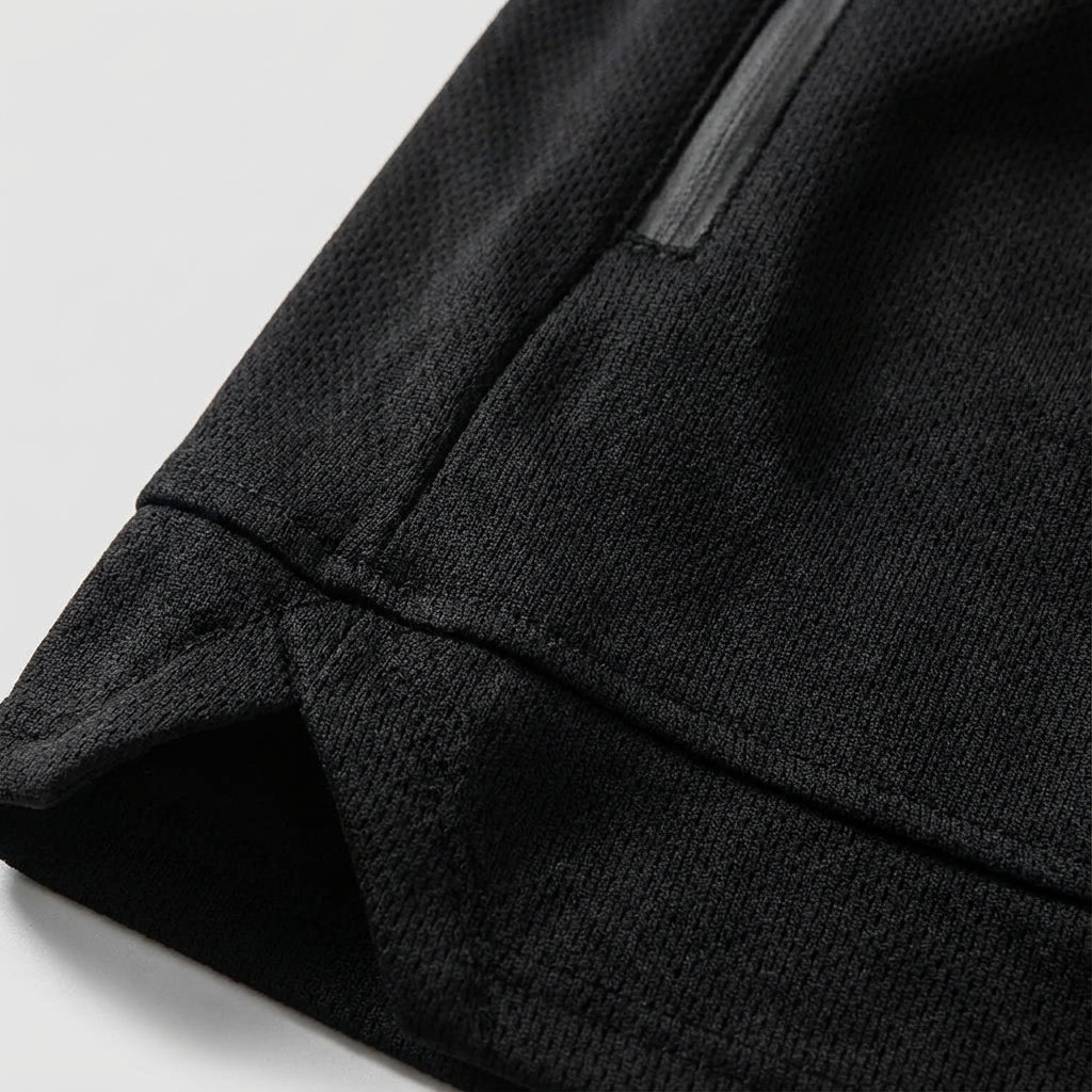 Korte sportbroek met zijzakken