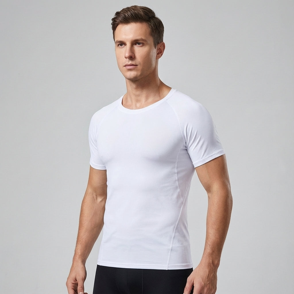 Korte mouw compressie shirt