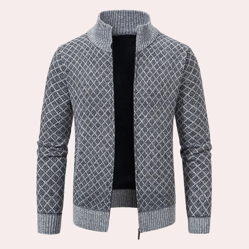 Gebreid vest voor heren Runia
