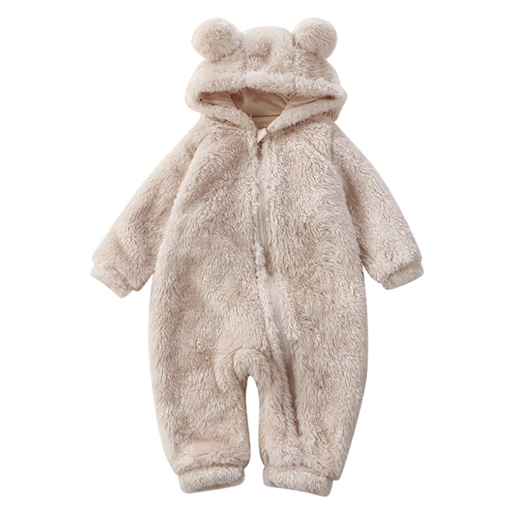Cartoon beer winter baby onesie