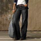 Retro high-waist jeans