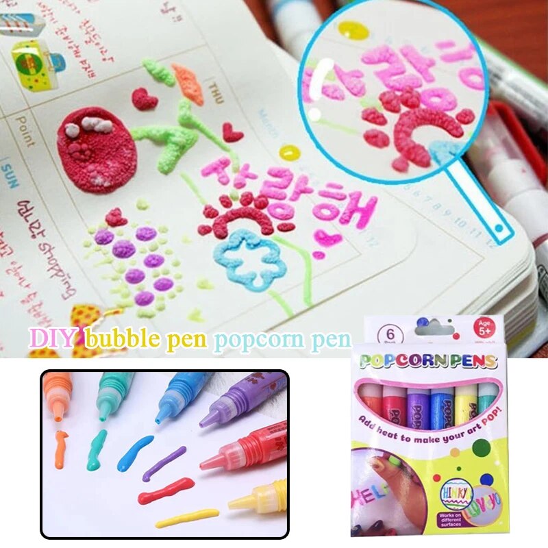 Creatieve tekenpennen set van 6