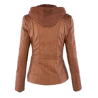 PU-leren zomerjas voor dames