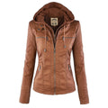 PU-leren zomerjas voor dames