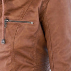 PU-leren zomerjas voor dames