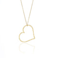 Statementketting met goudkleurig hart — afbeelding 1