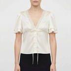 Blouse met kantafwerking — afbeelding 10