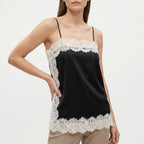 Camisole met kanten rand