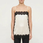 Camisole met kanten rand