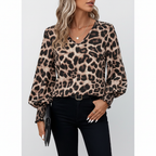 Langemouwige damesblouse