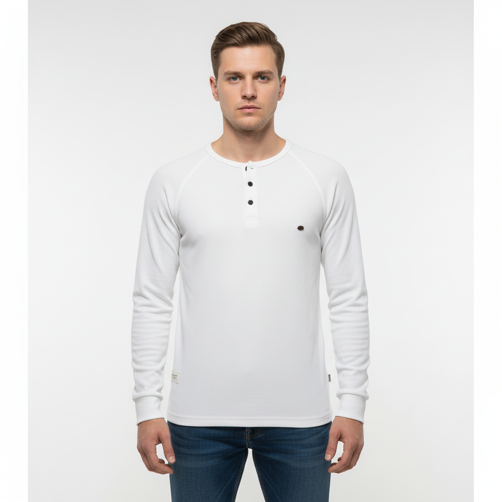 Langarm shirt voor heren