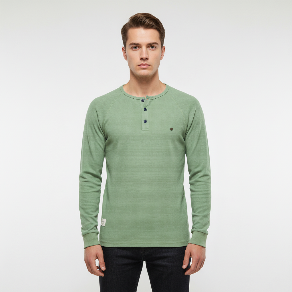 Langarm shirt voor heren