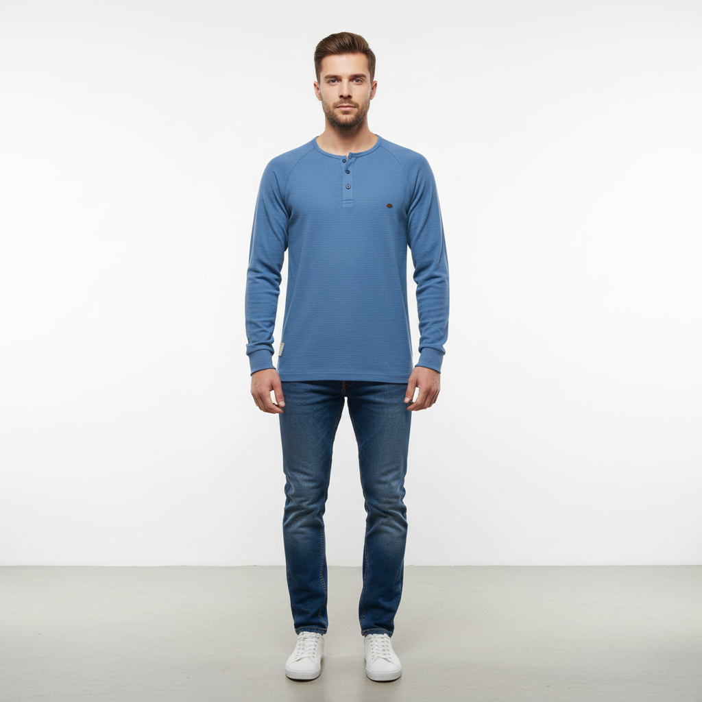 Langarm shirt voor heren