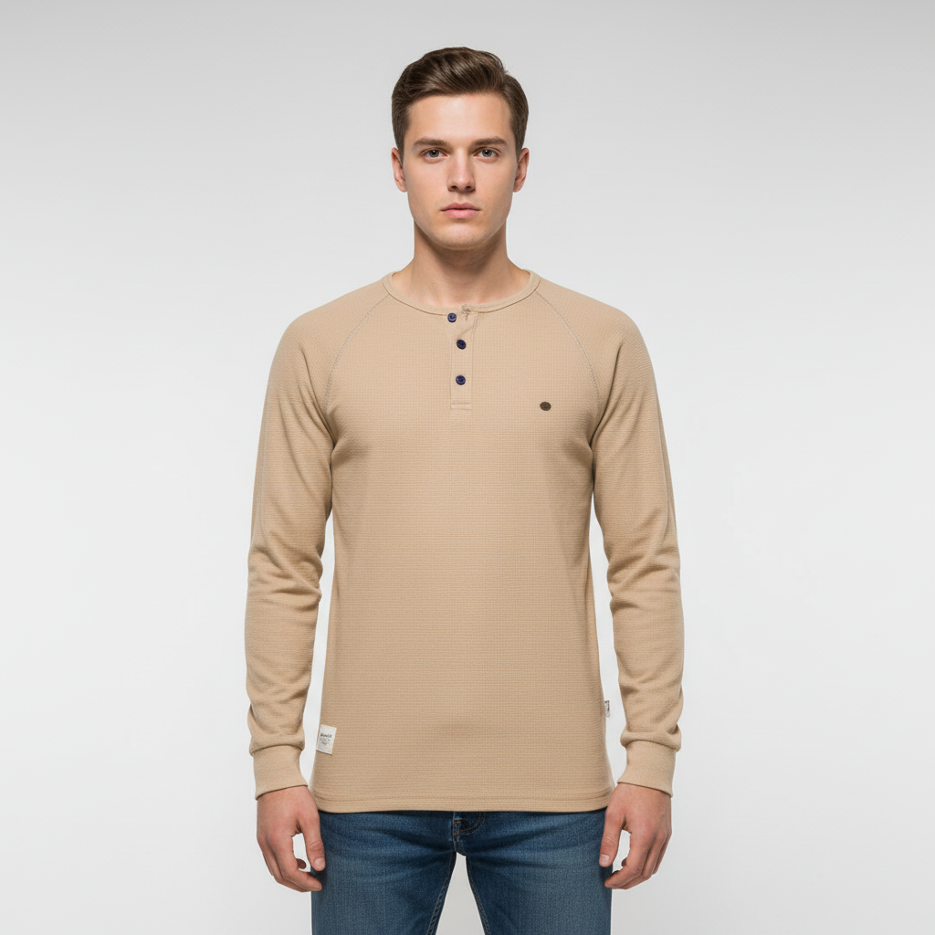 Langarm shirt voor heren