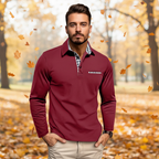 Langarm poloshirt – Liva