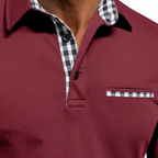 Langarm poloshirt – Liva