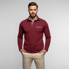 Langarm poloshirt – Liva