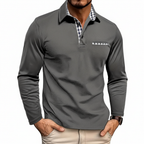 Langarm poloshirt – Liva