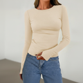 Langarmshirt met ronde hals – Liva