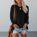 Langarmshirt met ronde hals – Noor