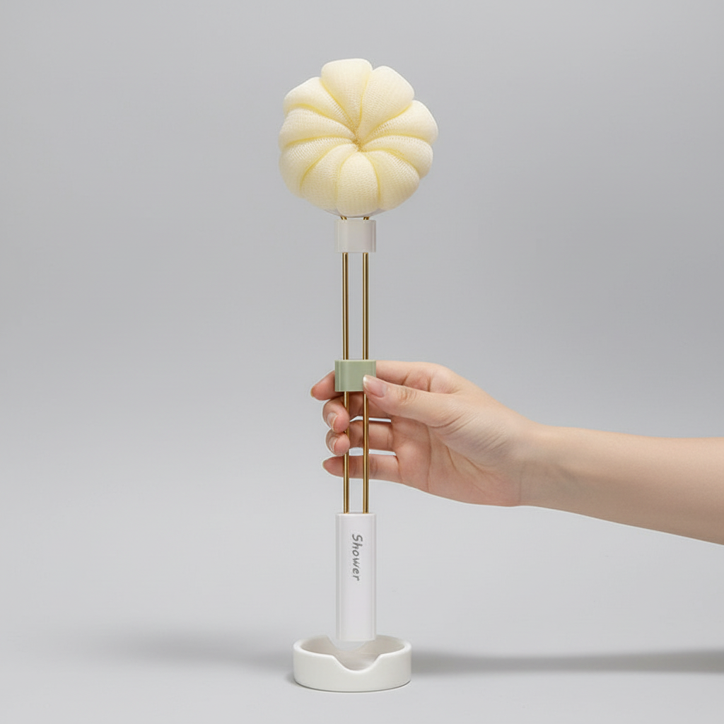 Lange badborstel